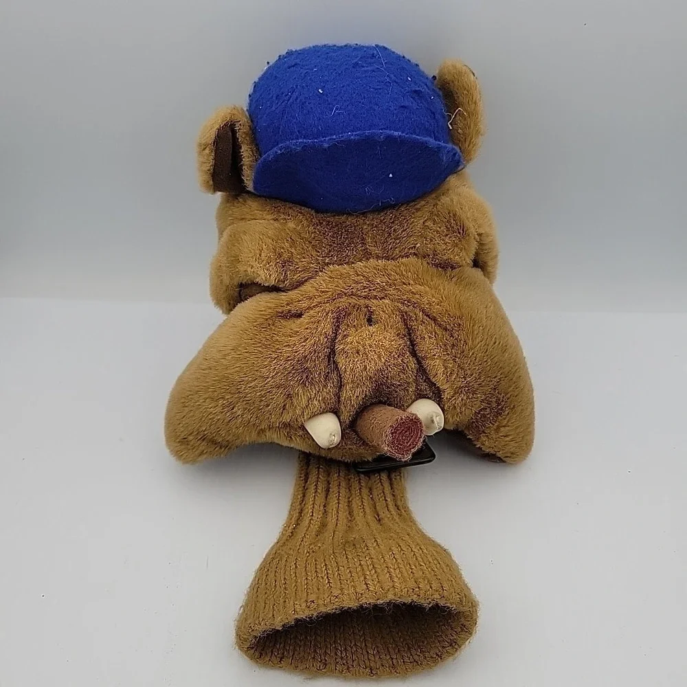 Bulldog‎ Smoking Cigar Plush Golf Club Head Cover *EUC*
